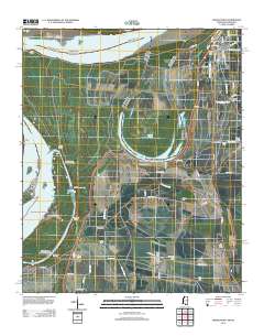 Friars Point 2012 topographic map thumbnail