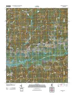 Benwood 2012 topographic map thumbnail