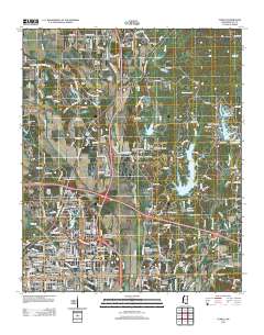 Tupelo 2012 topographic map thumbnail