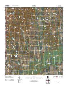 Bentonia 2012 topographic map thumbnail