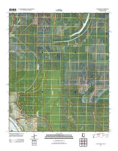 Cane Bayou 2012 topographic map thumbnail