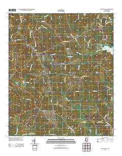 Baxterville 2012 topographic map thumbnail