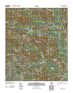Carmichael 2012 topographic map thumbnail