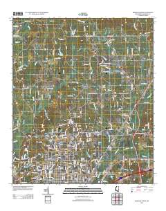 Meridian North 2012 topographic map thumbnail