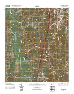 Hazlehurst 2012 topographic map thumbnail