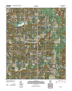 Rienzi 2012 topographic map thumbnail
