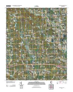 Mooreville 2012 topographic map thumbnail