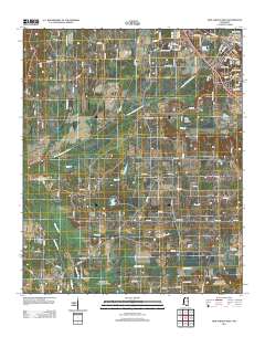 New Albany West 2012 topographic map thumbnail
