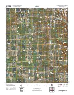 Southwest Pontotoc 2012 topographic map thumbnail