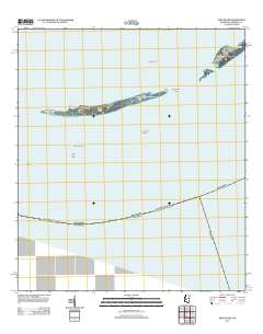 Ship Island 2012 topographic map thumbnail