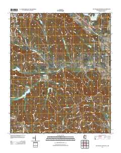 Southeast Pontotoc 2012 topographic map thumbnail