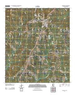 Woodville 2012 topographic map thumbnail
