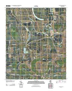 Glendora 2012 topographic map thumbnail