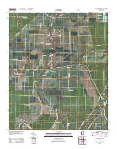Holly Bluff 2012 topographic map thumbnail