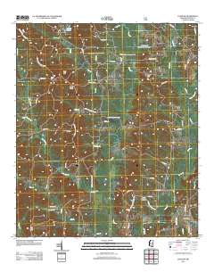 Louin SW 2012 topographic map thumbnail