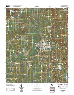 Ackerman 2012 topographic map thumbnail