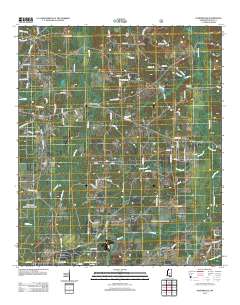 Harperville 2012 topographic map thumbnail