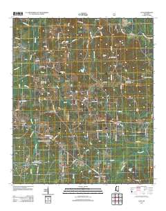 Lena 2012 topographic map thumbnail