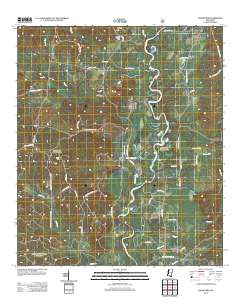 Knobtown 2012 topographic map thumbnail