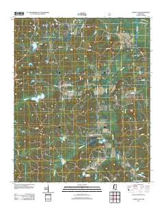 Puskus Lake 2012 topographic map thumbnail