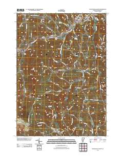 Woodstock South 2012 topographic map thumbnail