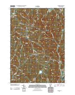 Vershire 2012 topographic map thumbnail