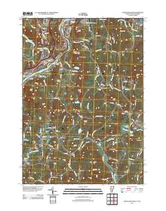 North Hartland 2012 topographic map thumbnail