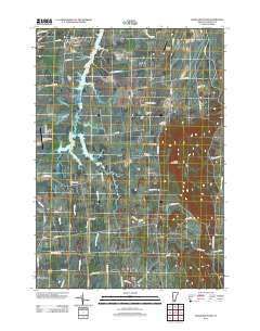 Snake Mountain 2012 topographic map thumbnail