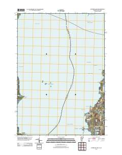 Juniper Island 2012 topographic map thumbnail