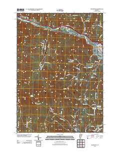 Waterbury 2012 topographic map thumbnail