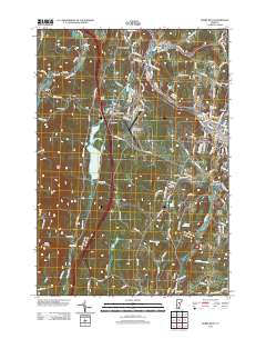 Barre West 2012 topographic map thumbnail