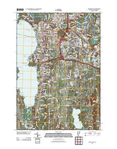 Burlington 2012 topographic map thumbnail