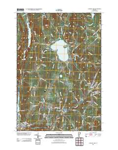 Caspian Lake 2012 topographic map thumbnail