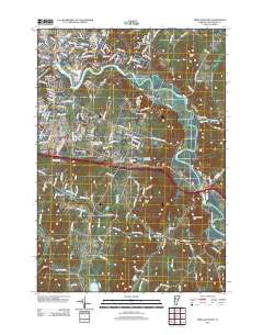 Essex Junction 2012 topographic map thumbnail
