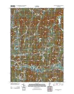 Gilson Mountain 2012 topographic map thumbnail