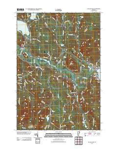 Island Pond 2012 topographic map thumbnail