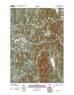 Morrisville 2012 topographic map thumbnail