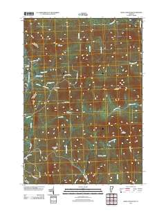 Seneca Mountain 2012 topographic map thumbnail