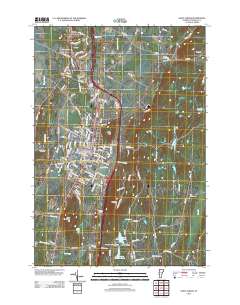 Saint Albans 2012 topographic map thumbnail
