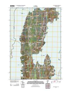 South Hero 2012 topographic map thumbnail