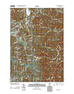 Hinesburg 2012 topographic map thumbnail