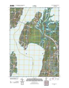 East Alburg 2012 topographic map thumbnail