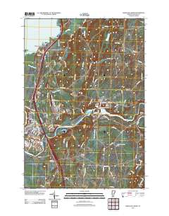 Highgate Center 2012 topographic map thumbnail