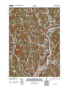 Putney 2012 topographic map thumbnail