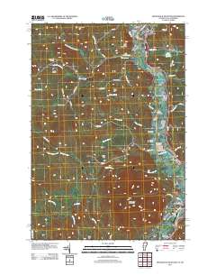 Monadnock Mountain 2012 topographic map thumbnail