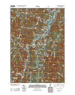 Waitsfield 2012 topographic map thumbnail