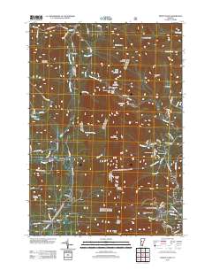 Mount Ellen 2012 topographic map thumbnail