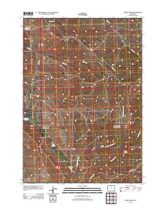 Pierce Draw 2012 topographic map thumbnail
