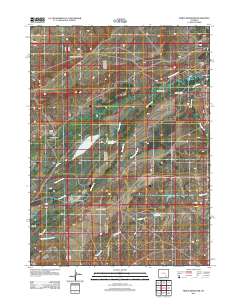 Pierce Reservoir 2012 topographic map thumbnail