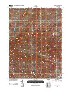 Richeau Hills 2012 topographic map thumbnail
